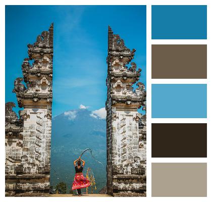 Mount Agung Bali Mountain Image